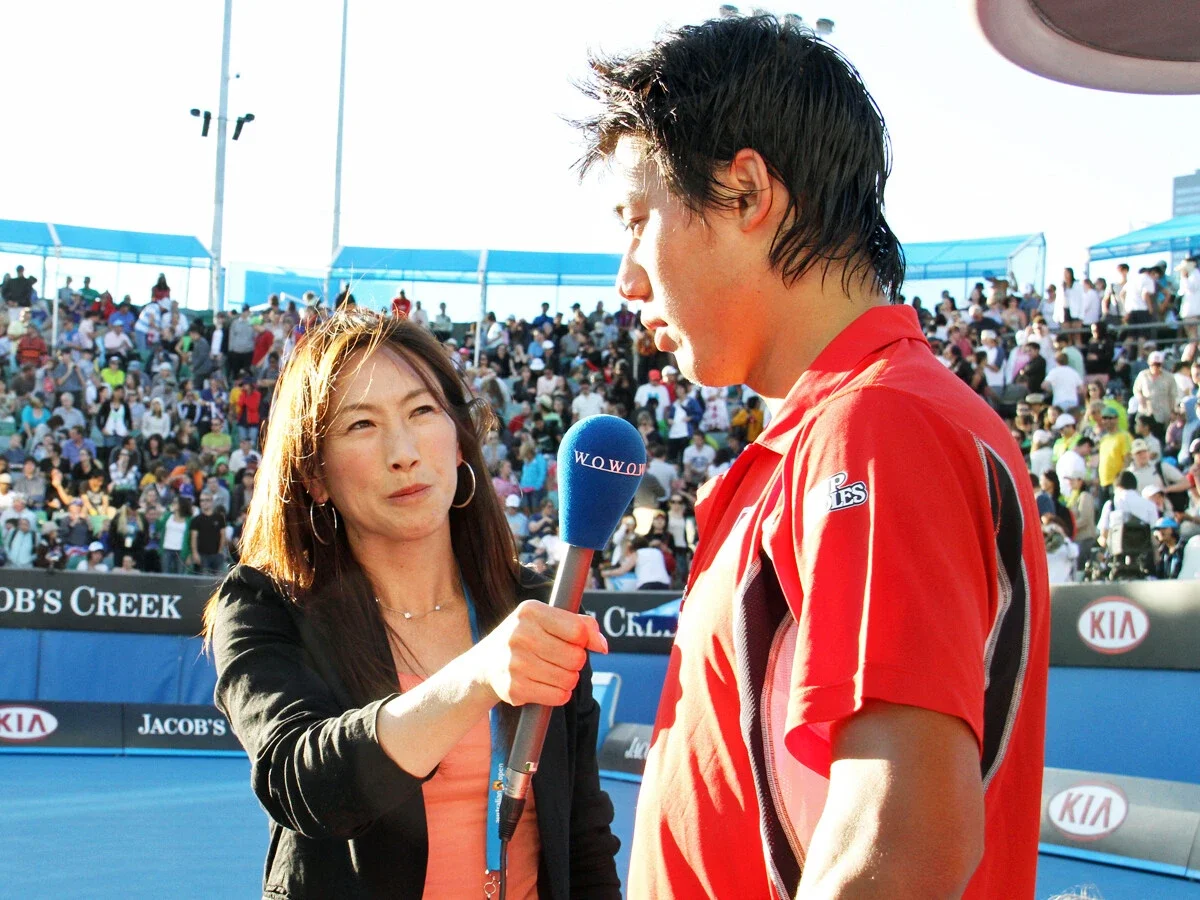 錦織圭の魅力を、杉山愛はテレビ番組でどう伝えたか「具体的な局面やプレーを細かく解説するほうが喜んでくれた」