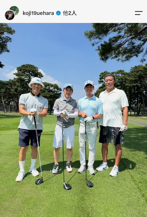 上原浩治が松井稼頭央とエンジョイラウンド！「やっぱりメンバーが最高だと、それだけでも楽しいもんね」