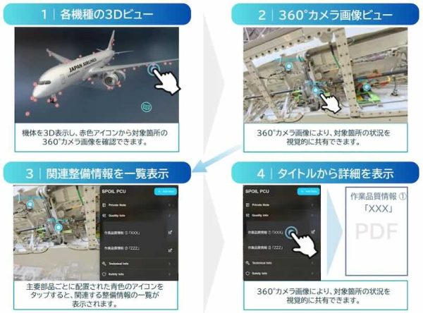 JALエンジニアリング、航空機整備で3Dモデルを活用