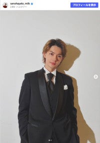 佐野勇斗の“タキシード姿”にファンもん絶！「かっこよすぎて滅」「結婚したい」