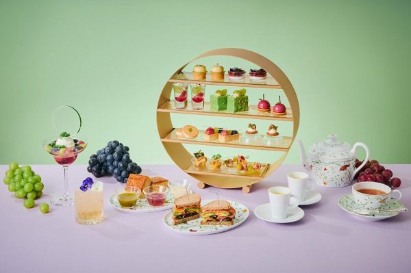 大阪ステーションホテル、3種のぶどうのアフタヌーンティーを提供7月6日から