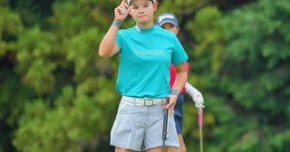 森井あやめが単独首位発進比嘉真美子、アマ入谷響ら2位