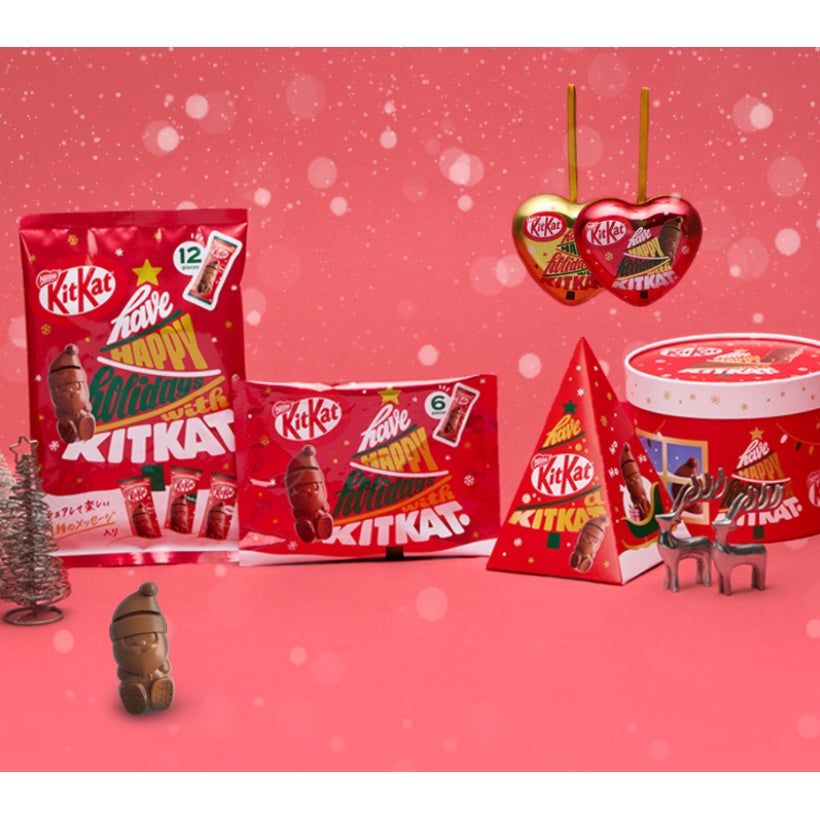 ギフトにぴったり！ツリーのオーナメントにも♪サンタの形の「キットカット ホリデイサンタ」が登場