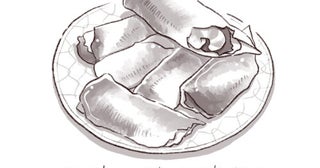 パリッコ京都「いなせや」の「春巻き」