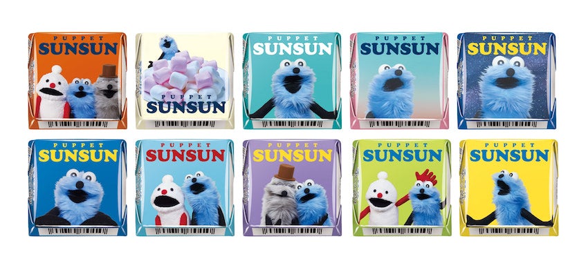 【パペットスンスン】スンスンカラーのチロルチョコはパッケージもかわいい！