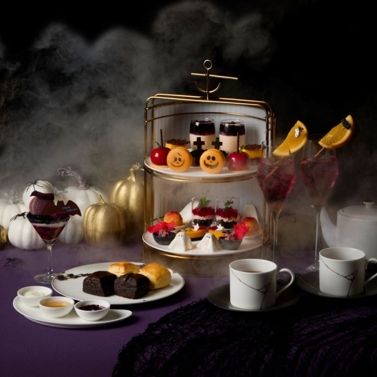 ウェスティンホテル横浜から「ハロウィンアフタヌーンティー」が登場。ブキミかわいいスイーツ＆セイボリーに目が釘付け