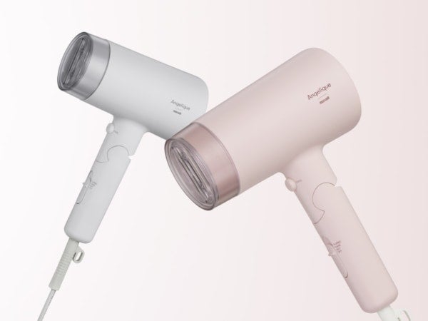 ⼤⾵量なのにまとまる。マクセルブランド「Angelique」プラズマイオンヘアドライヤー2機種を新発売