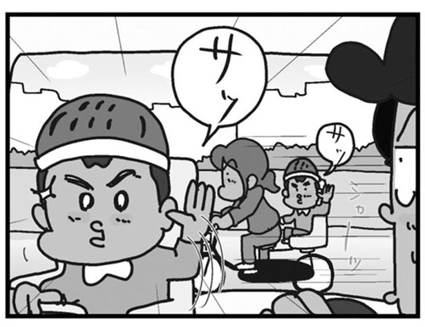 園児なのに行動がスマートすぎる！配達中、幼稚園帰りの親子に道を譲ると？