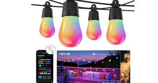 クリスマスのイルミネーションはAIにおまかせ☆【レプロ】ストリングライトで夜をデザイン♪Amazonで好評販売中！