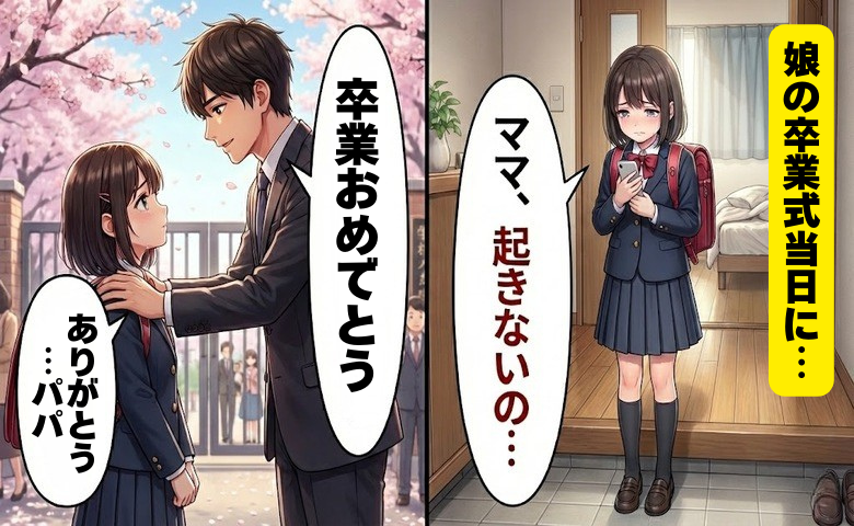 母親が娘の卒業式をドタキャン…血のつながらない娘と2人で歩む決断をした話