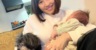  西野未姫、愛娘＆愛犬と３ショット「子育てに必死で…」 