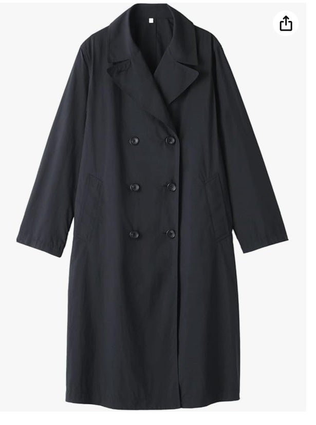 これはちょうど欲しかった！軽く羽織れて天気にも強い、シンプル最強アウター。ミニマル派に刺さる【無印良品】のトレンチコートがAmazonでチェックできる！