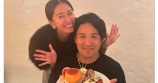 里田まい、夫・田中将大の誕生日を祝福愛あふれる2ショに「すごいほっこり」「癒されました」