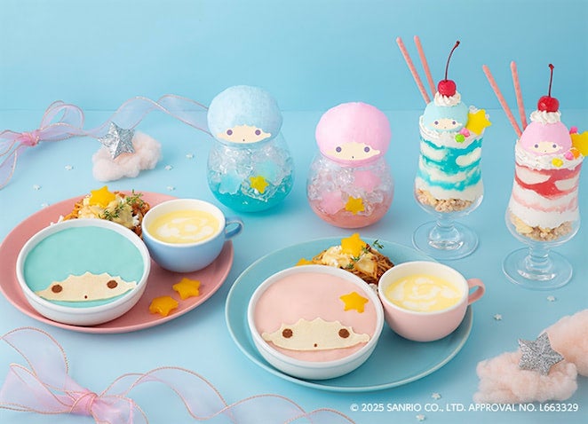 【LittleTwinStars Cafe】期間限定オープン！ キキ＆ラライメージのかわいいメニューやグッズ