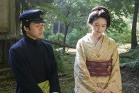 明日の『ばけばけ』“トキ”高石あかり、“小谷”下川恭平とのランデブーで怪談の名所を訪ねる