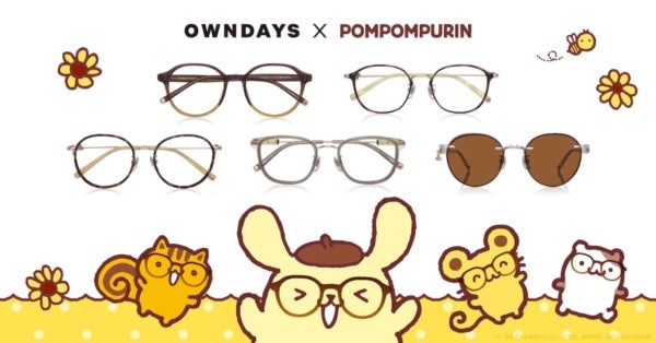 【OWNDAYS】ポムっとやさしいひとときを過ごす、コラボアイウェア第2弾！