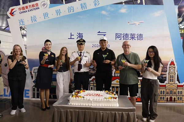 中国東方航空、上海/浦東〜アデレード線を新規就航6月20日から週3往復
