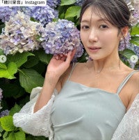 170cm“美しすぎる気象予報士”穂川果音、キャミソール姿が「スタイル抜群」お天気キャスター総選挙9位に