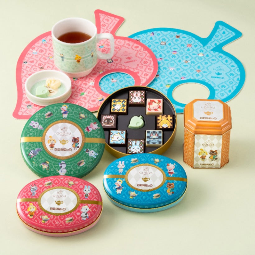しずえやたぬきちがキュートなチョコに♪ゴディバ×任天堂『どうぶつの森』のバレンタインコレクション発売