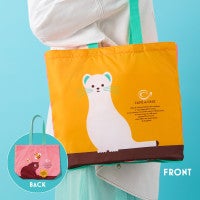 「カフェ・ド・クリエ」初のオリジナルエコバッグ登場！折りたたんで持ち運べるアニマルデザイン2種