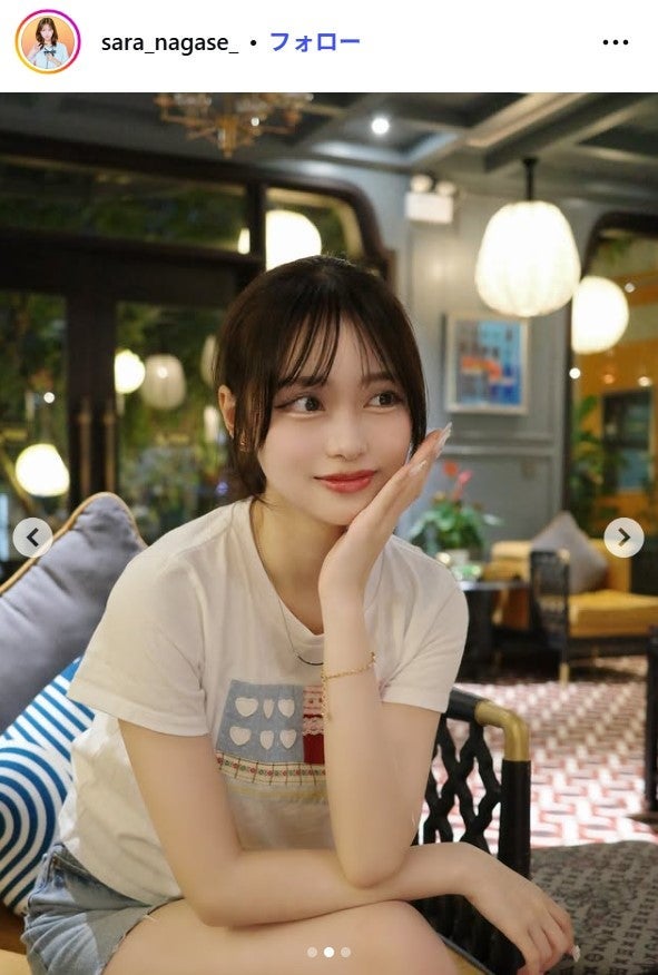 「今日好き」永瀬さら、美肩＆美脚際立つノースリ×ミニスカコーデ公開「憧れのスタイル」「お人形さんみたい」と反響