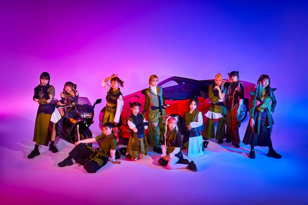 GANG PARADE、10周年イヤー突入&メジャー3rdアルバム『GANG RISE』リリース記念渋谷駅地下に超巨大イラスト出現