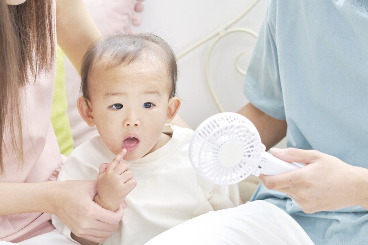 【爆発の危険も】1歳児がハンディファンを舐めてしまい…夏、ハンディファンを使う前に必ず知っておいてほしいこと