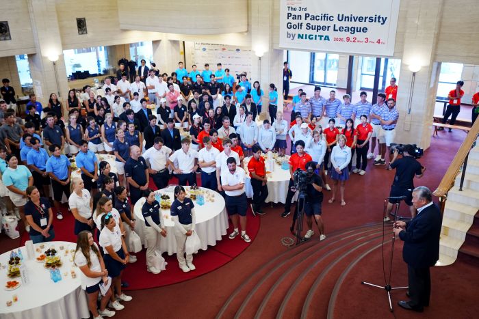 日米などから26チーム参加大学ゴルフの国際大会開催