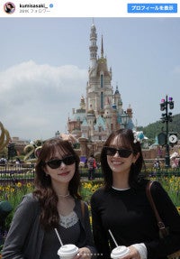 元日向坂46・加藤史帆＆佐々木久美、香港ディズニー満喫「きくとし尊い」とファン歓喜