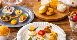 ヒルトン東京ベイから冬のアフタヌーンティーが登場。和紅茶とベリーのパフェをはじめ、いちごや金柑など旬素材のスイーツも