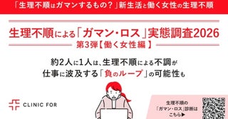 【働く女性】生理不順はガマンするしかない？約2人に1人は「負のループ」の可能性も……