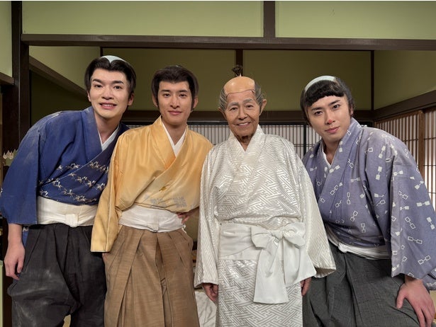 ＜ドリフに大挑戦＞Snow Man深澤辰哉、向井康二、宮舘涼太が“三兄弟”に扮し、ドリフの名作コントに挑戦