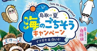 イワガキと白いかを食べに鳥取へ鳥取県がSNS「海のごちそうキャンペーン」を開催中