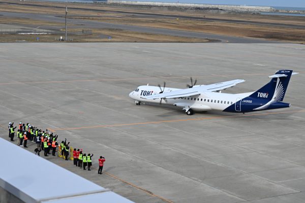 トキエア、新潟〜福井線でチャーター便を運航福井に17年ぶりチャーター便飛来
