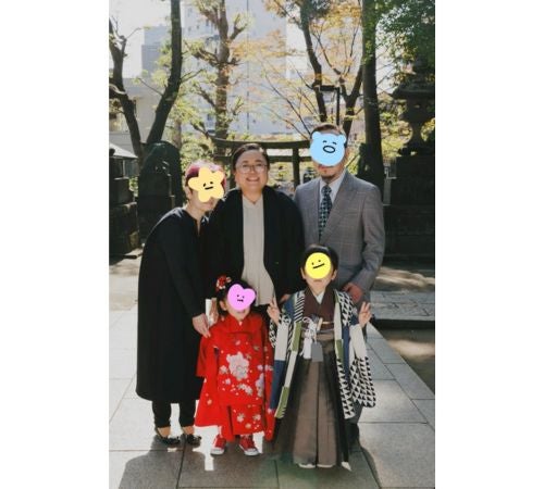  ニッチェ江上、子供の七五三晴れ姿に感動＆家族記念写真公開 
