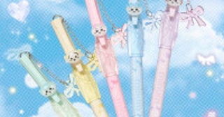 『ちいかわ』平成文具みたいなアイライナー登場！クリップ部分にぷっくりマスコット付き