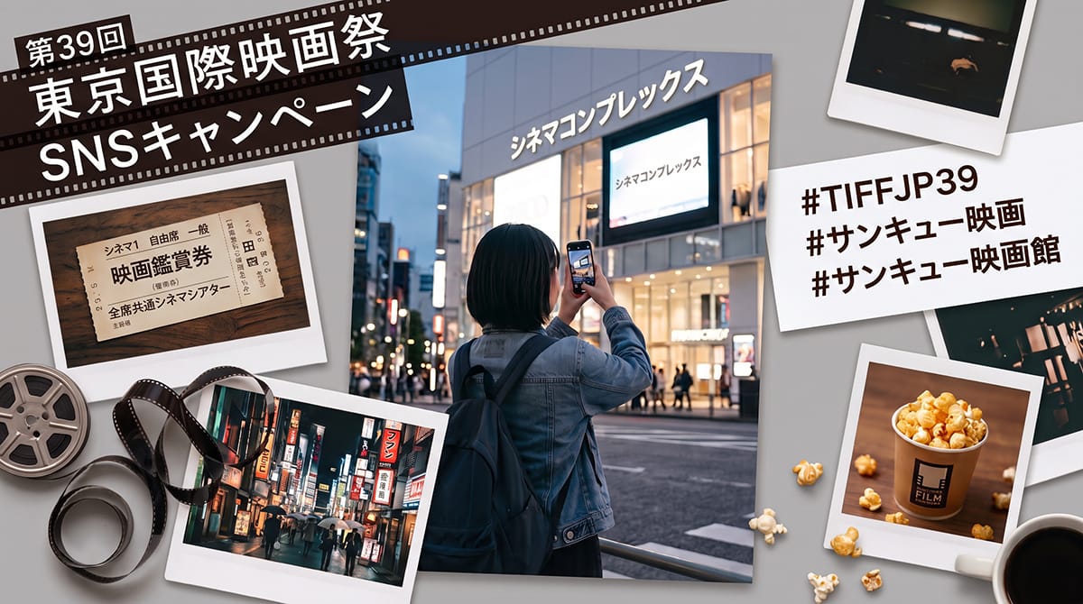 第39回東京国際映画祭、参加型SNSキャンペーン＆会場連動企画を発表