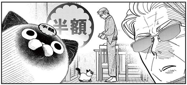 なぜか戦闘モードに！ 猫の額についた半額シールをはがしたいだけなのに