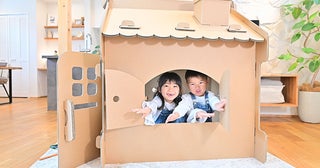 子どもと工務店がつくる注文住宅！ 打ち合わせ・設計も体験、ダンボール製の”マイホーム”で住育をホロスホーム「ダンボールハウスけんちくじむしょ」