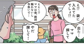 虫が大の苦手なママ。息子がバッタをなくした場所に絶句！／保育士でこ先生3（21）
