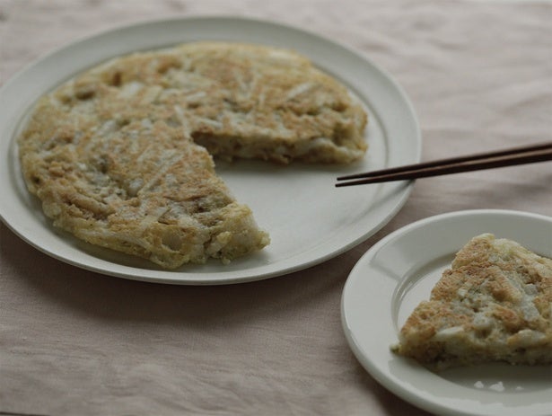 【体が喜ぶ寄り添いごはん】ほくほく長いもがたまらん！ 「千切り長いものとろふわ焼き」