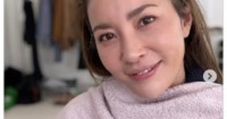 7年ぶり本格復帰の48歳女優、“メイク中”の姿が美しすぎる「デコ出し可愛い」「肌キレイやなあ」