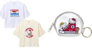 ハローキティ×「コンバース」がコラボ！PLAZA限定“Tシャツ”や“トート”など展開