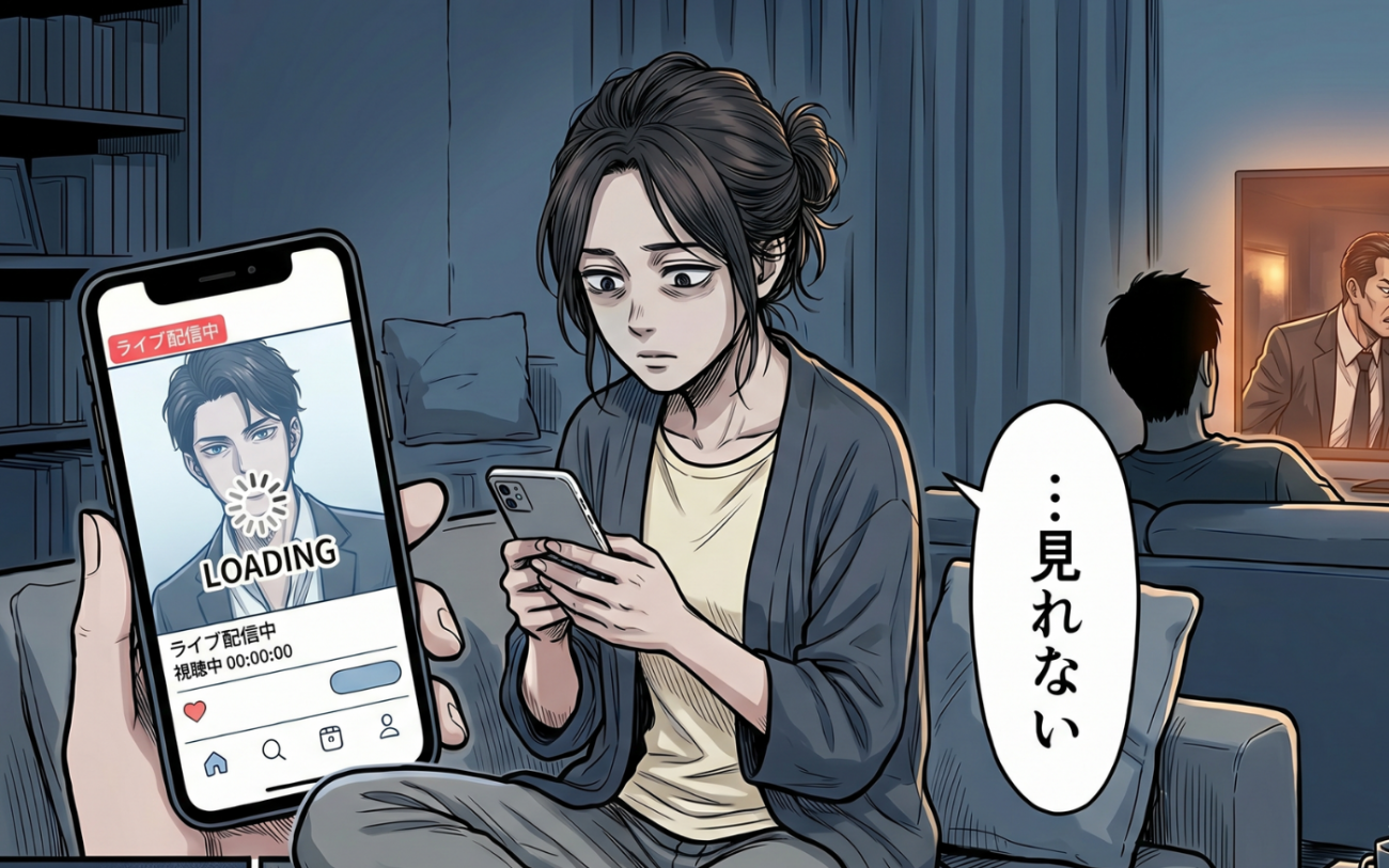 推しのラストライブ配信を夫に潰された…「アイドルとか正直引くわ」発言で夫婦の終わりが始まった話