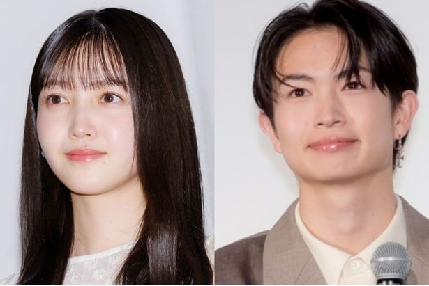 キレカワ親子…久保史緒里、綱啓永が横になる病室前で娘役・山本奈衣瑠との2ショット公開＜未来の私にブッかまされる!?＞