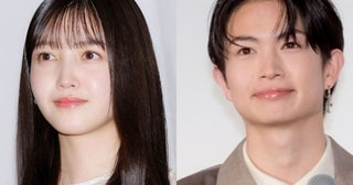 キレカワ親子…久保史緒里、綱啓永が横になる病室前で娘役・山本奈衣瑠との2ショット公開＜未来の私にブッかまされる!?＞