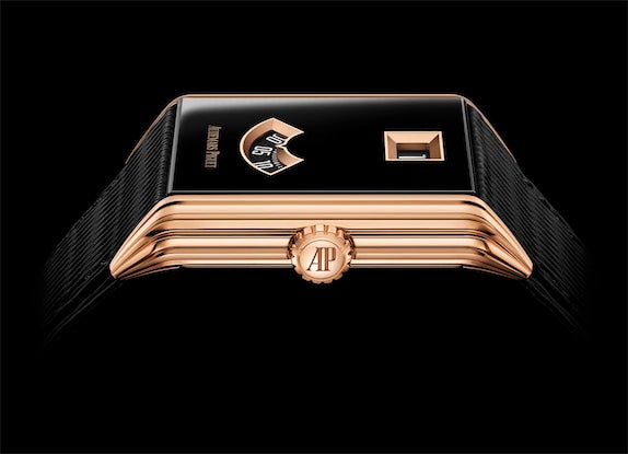 オーデマ ピゲより、ブラック×ゴールドのジャンピングアワーウォッチが登場｜「ネオ フレーム ジャンピングアワー」