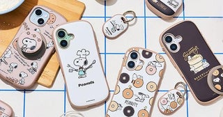 テーマは“カフェ”！コック姿のスヌーピーなどをデザインしたモバイルアクセサリーが「iFace」から新発売