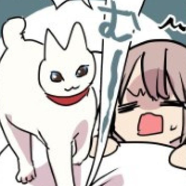 【ネコ漫画】布団に入りたい猫が強行突破！呼吸困難寸前に追い込んで布団を強奪!? 愛猫との幸せすぎるバトルに読者も共感【作者に聞いた】