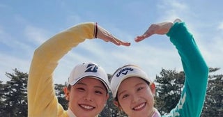 吉田優利が妹・鈴のツアー初優勝を3つの絵文字で祝福！ 懐かしい2ショットも公開